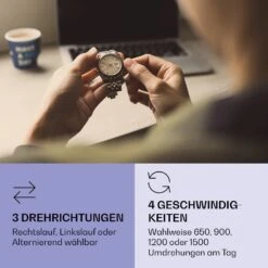 Sindelfingen Uhrenbeweger Rechts-Links-Lauf 1 Uhr Schwarz -Klarstein Verkaufsgeschäft 10040050 de 0003 logo