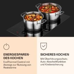 Victoria Domino Induktionskochfeld Einbau 3500W Flexzone Timer -Klarstein Verkaufsgeschäft 10040199 de 0005 logo