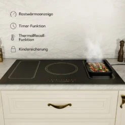 Victoria 5 Flex Induktionskochfeld Einbau 7400W 2 Flexzonen Timer -Klarstein Verkaufsgeschäft 10040203 de 0006 usp