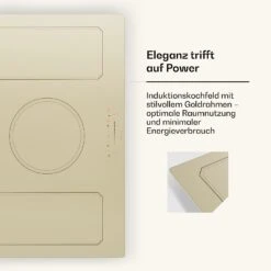 Victoria 5 Flex Induktionskochfeld Einbau 7400W 2 Flexzonen Timer -Klarstein Verkaufsgeschäft 10040204 de 0004 usp