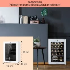 Shiraz 20 Uno Weinkühlschrank 53l 20Fl Touch-Bedienfeld 5-18°C -Klarstein Verkaufsgeschäft 10040216 de 0006 usp