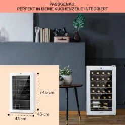 Shiraz 24 Uno Weinkühlschrank 63l 24Fl Touch-Bedienfeld 5-18°C 15 Shiraz 24 Uno Weinkühlschrank 63l 24Fl Touch-Bedienfeld 5-18°C -Klarstein Verkaufsgeschäft 10040217 de 0006 logo