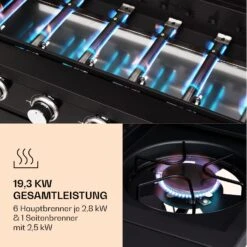 Valdosta 6.1 Gasgrill 6+1 Brenner 19,3 KW Gesamtleistung 13 Valdosta 6.1 Gasgrill 6+1 Brenner 19,3 KW Gesamtleistung -Klarstein Verkaufsgeschäft 10040269 de 0004 logo