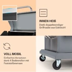 Lucifer 3 Gasgrill 3 X 3,6 KW Brenner 60x45cm Grill Edelstahl Mobil 15 Lucifer 3 Gasgrill 3 X 3,6 KW Brenner 60x45cm Grill Edelstahl Mobil -Klarstein Verkaufsgeschäft 10040280 de 0006 logo
