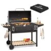 Aberdeen Double Holzkohlegrill Smoker Thermometer 2 Seitentische Mobil -Klarstein Verkaufsgeschäft 10040293 yy 0001 main