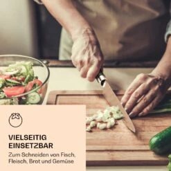 Kitano XL 13tlg. Messer-Set Mit Block 12 Messer Stahl Edler Holzblock -Klarstein Verkaufsgeschäft 10040324 de 0004 logo