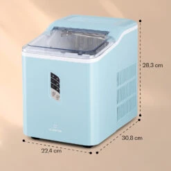 Albaron Eiswürfelmaschine Bullet-Eis 12 Kg / 24 H 1,5 Ltr. Display -Klarstein Verkaufsgeschäft 10040344 yy 0007 dimensions