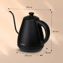 Garcon Wasserkocher 1L 2000W Warmhaltefunktion Schwanenhals Edelstahl 15 Garcon Wasserkocher 1L 2000W Warmhaltefunktion Schwanenhals Edelstahl -Klarstein Verkaufsgeschäft 10040347 yy 0007 dimensions