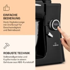Renata Rossa Küchenmaschine 3-in-1 2000W 2,7PS 5Ltr Edelstahl BPA-frei 12 Renata Rossa Küchenmaschine 3-in-1 2000W 2,7PS 5Ltr Edelstahl BPA-frei -Klarstein Verkaufsgeschäft 10040500 de 0003 logo