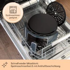 Crisp-Pro Heißluftfritteuse Air Fryer 1400W 3,5 Ltr 8 Programme Timer -Klarstein Verkaufsgeschäft 10040701 de 0004 logo