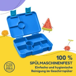 Schmatzfatz By Lite Lunchbox 6 Fächer 20,8x4,5x15 Cm BPA-frei Tritan 14 Schmatzfatz By Lite Lunchbox 6 Fächer 20,8x4,5x15 Cm BPA-frei Tritan -Klarstein Verkaufsgeschäft 10040714 de 0005 logo