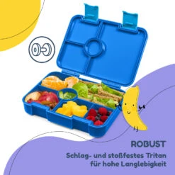 Schmatzfatz By Lite Lunchbox 6 Fächer 20,8x4,5x15 Cm BPA-frei Tritan 15 Schmatzfatz By Lite Lunchbox 6 Fächer 20,8x4,5x15 Cm BPA-frei Tritan -Klarstein Verkaufsgeschäft 10040714 de 0006 logo