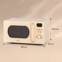 Julieta Mikrowelle Mit Grill 20l 700 / 800 W Ø25,5cm 8 Programme -Klarstein Verkaufsgeschäft 10040731 yy 0007 dimensions