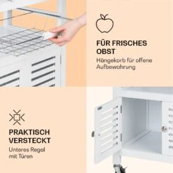 Louisiana Servierwagen Küchenwagen 5 Etagen Holz Handtuchhalter Mobil -Klarstein Verkaufsgeschäft 10041122 de 0006 logo