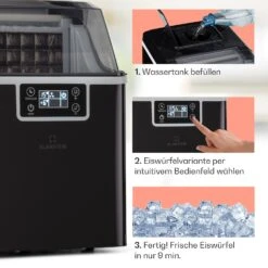 Chios Eiswürfelmaschine 20 Kg/24 H Auto-Clean 3,2-Liter Wassertank -Klarstein Verkaufsgeschäft 10041144 de 0004 logo