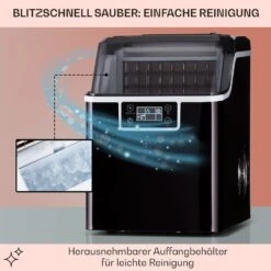 Chios Eiswürfelmaschine 20 Kg/24 H Auto-Clean 3,2-Liter Wassertank -Klarstein Verkaufsgeschäft 10041144 de 0005 logo
