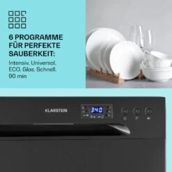 Amazonia 8 Geschirrspülmaschine 1620 Watt Für 8 Maßgedecke 49 DB Aquastop -Klarstein Verkaufsgeschäft 10041204 de 0003 usp