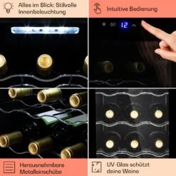 Barolo 12 Uno Weinkühlschrank 37 Ltr 12 Flaschen 11-18°C SingleZone 14 Barolo 12 Uno Weinkühlschrank 37 Ltr 12 Flaschen 11-18°C SingleZone -Klarstein Verkaufsgeschäft 10041205 de 0005 usp