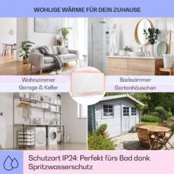 Bansin Crystal Smart Konvektions-Heizgerät 1500W 5 - 50 °C App-Steuerung -Klarstein Verkaufsgeschäft 10041210 de 0005 usp