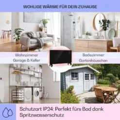 Bansin Crystal Smart Konvektions-Heizgerät 2500W 5 - 50 °C App-Steuerung -Klarstein Verkaufsgeschäft 10041211 de 0005 usp