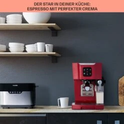 BellaVita Kaffeemaschine 3-in-1 1450 W 20 Bar Milchschäumer -Klarstein Verkaufsgeschäft 10041240 de 0004 usp