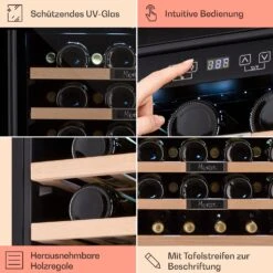 Vinsider 36 Built-In Uno Einbau-Weinkühlschrank 36 Flaschen 92 Ltr Edelstahl 14 Vinsider 36 Built-In Uno Einbau-Weinkühlschrank 36 Flaschen 92 Ltr Edelstahl -Klarstein Verkaufsgeschäft 10041288 de 0005 usp