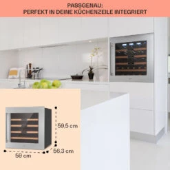 Vinsider 36 Built-In Uno Einbau-Weinkühlschrank 36 Flaschen 92 Ltr Edelstahl 15 Vinsider 36 Built-In Uno Einbau-Weinkühlschrank 36 Flaschen 92 Ltr Edelstahl -Klarstein Verkaufsgeschäft 10041288 de 0006 usp