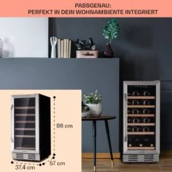 Vinovilla 29 Built-In Weinkühlschrank 81 L / 29 Fl. Glastür Edelstahl 15 Vinovilla 29 Built-In Weinkühlschrank 81 L / 29 Fl. Glastür Edelstahl -Klarstein Verkaufsgeschäft 10041304 de 0006 logo