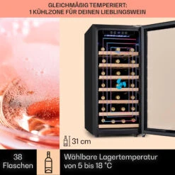 Vinamour 38 Uno Weinkühlschrank -Klarstein Verkaufsgeschäft 10041312 de 0003 logo