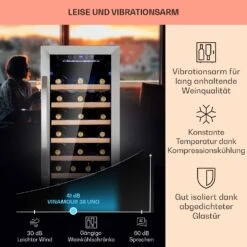 Vinamour 38 Uno Weinkühlschrank -Klarstein Verkaufsgeschäft 10041312 de 0004 logo