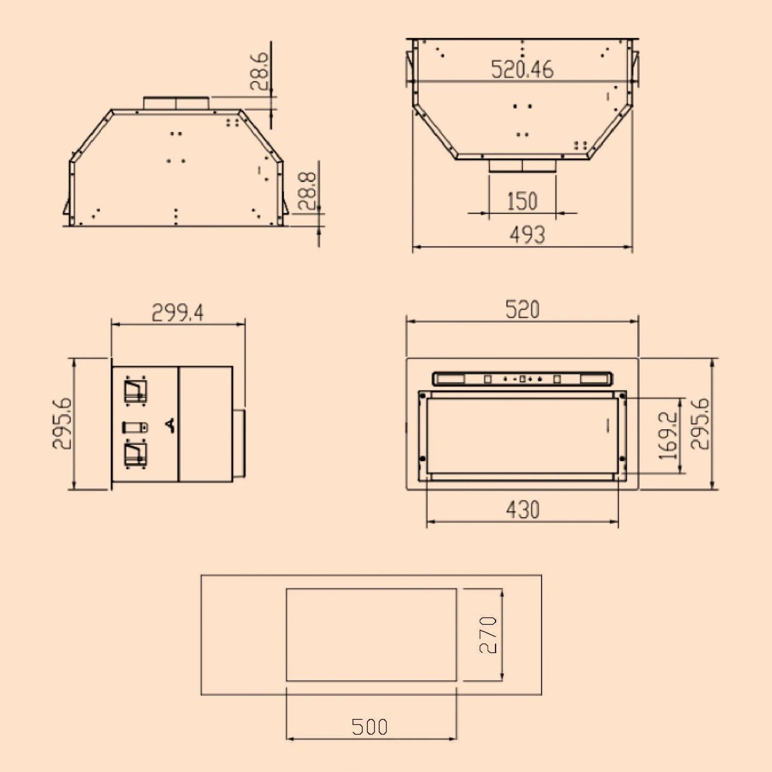 Camila Dunstabzugshaube Einbau 52 Cm 397 M³/h LED Touch Edelstahl 11 Camila Dunstabzugshaube Einbau 52 Cm 397 M³/h LED Touch Edelstahl – Bild 9