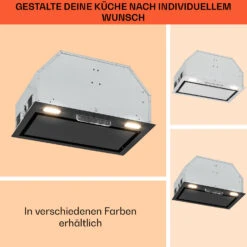 Camila Dunstabzugshaube Einbau 52 Cm 397 M³/h LED Touch Edelstahl -Klarstein Verkaufsgeschäft 10041345 de 0008 usp
