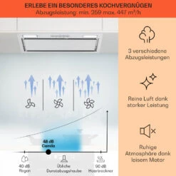 Camila Dunstabzugshaube Einbau 70 Cm 397 M³/h LED Touch Edelstahl -Klarstein Verkaufsgeschäft 10041346 de 0003 usp