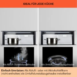 Royal Flush Eco Dunstabzugshaube 90 Cm 576 M³/h A+ 18 Royal Flush Eco Dunstabzugshaube 90 Cm 576 M³/h A+ -Klarstein Verkaufsgeschäft 10041349 de 0007 usp