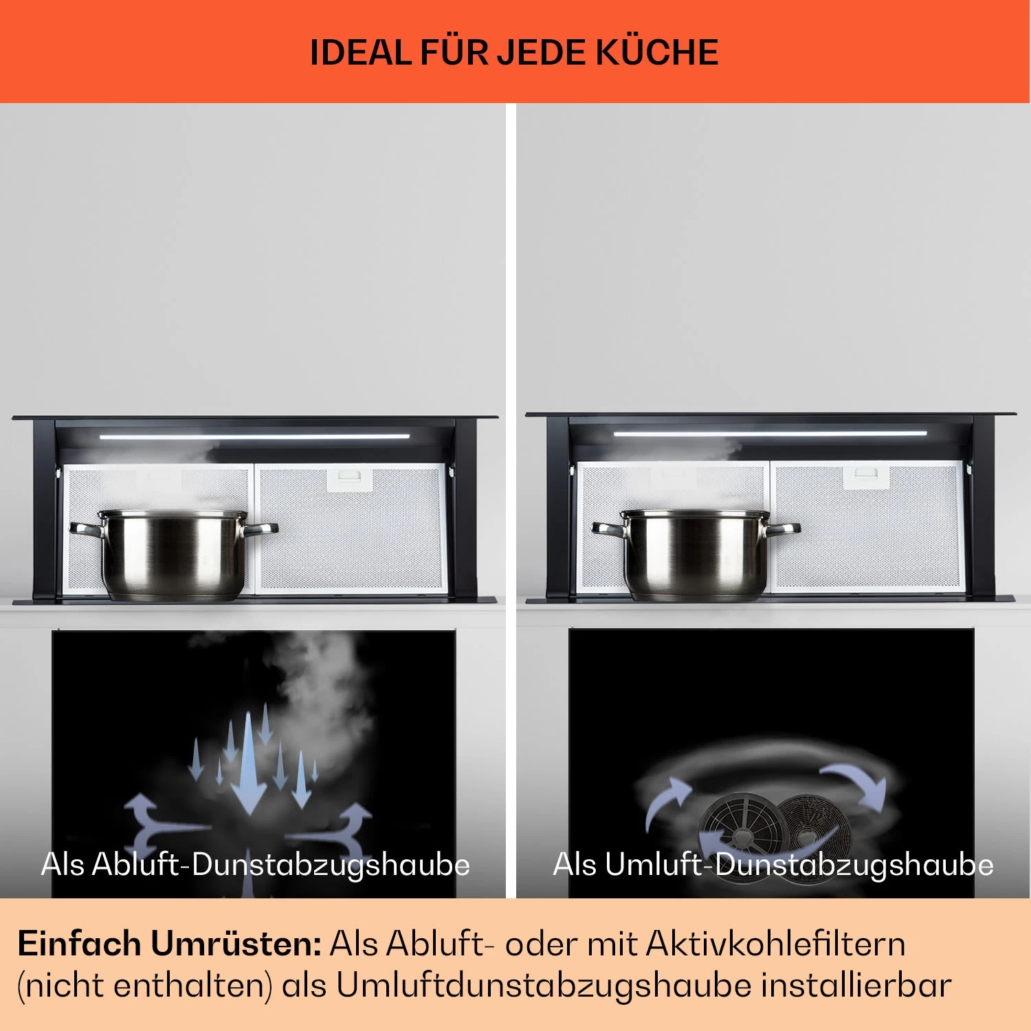 Royal Flush Eco Dunstabzugshaube 90 Cm 576 M³/h A+ 9 Royal Flush Eco Dunstabzugshaube 90 Cm 576 M³/h A+ – Bild 7