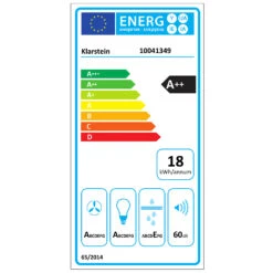 Royal Flush Eco Dunstabzugshaube 90 Cm 576 M³/h A+ 21 Royal Flush Eco Dunstabzugshaube 90 Cm 576 M³/h A+ -Klarstein Verkaufsgeschäft 10041349 energy label