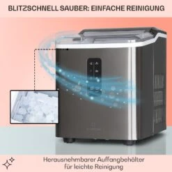 Albaron Supreme Eiswürfelmaschine Bullet 12kg/24h 1,5 Ltr Edelstahl -Klarstein Verkaufsgeschäft 10041360 de 0005 logo