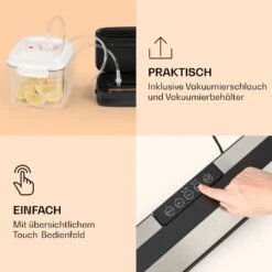 Forli Vakuumierer 75 KPa Inkl. Behälter Beutel Vakuumierschlauch 12 Forli Vakuumierer 75 KPa Inkl. Behälter Beutel Vakuumierschlauch -Klarstein Verkaufsgeschäft 10041374 de 0003 logo