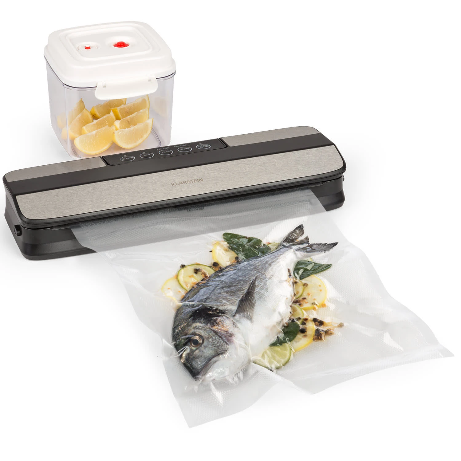 Forli Vakuumierer 75 KPa Inkl. Behälter Beutel Vakuumierschlauch 3 Forli Vakuumierer 75 KPa Inkl. Behälter Beutel Vakuumierschlauch