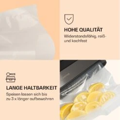 Forli Vakuumierbeutel 2 Rollen Je 28 X 300 Cm Widerstandsfähig Reißfest Kochfest 8 Forli Vakuumierbeutel 2 Rollen Je 28 X 300 Cm Widerstandsfähig Reißfest Kochfest -Klarstein Verkaufsgeschäft 10041375 de 0003 logo