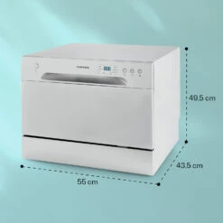 Havasia UV 6 Geschirrspüler UV-Licht Freistehend 1380W -Klarstein Verkaufsgeschäft 10041823 yy 0007 dimensions