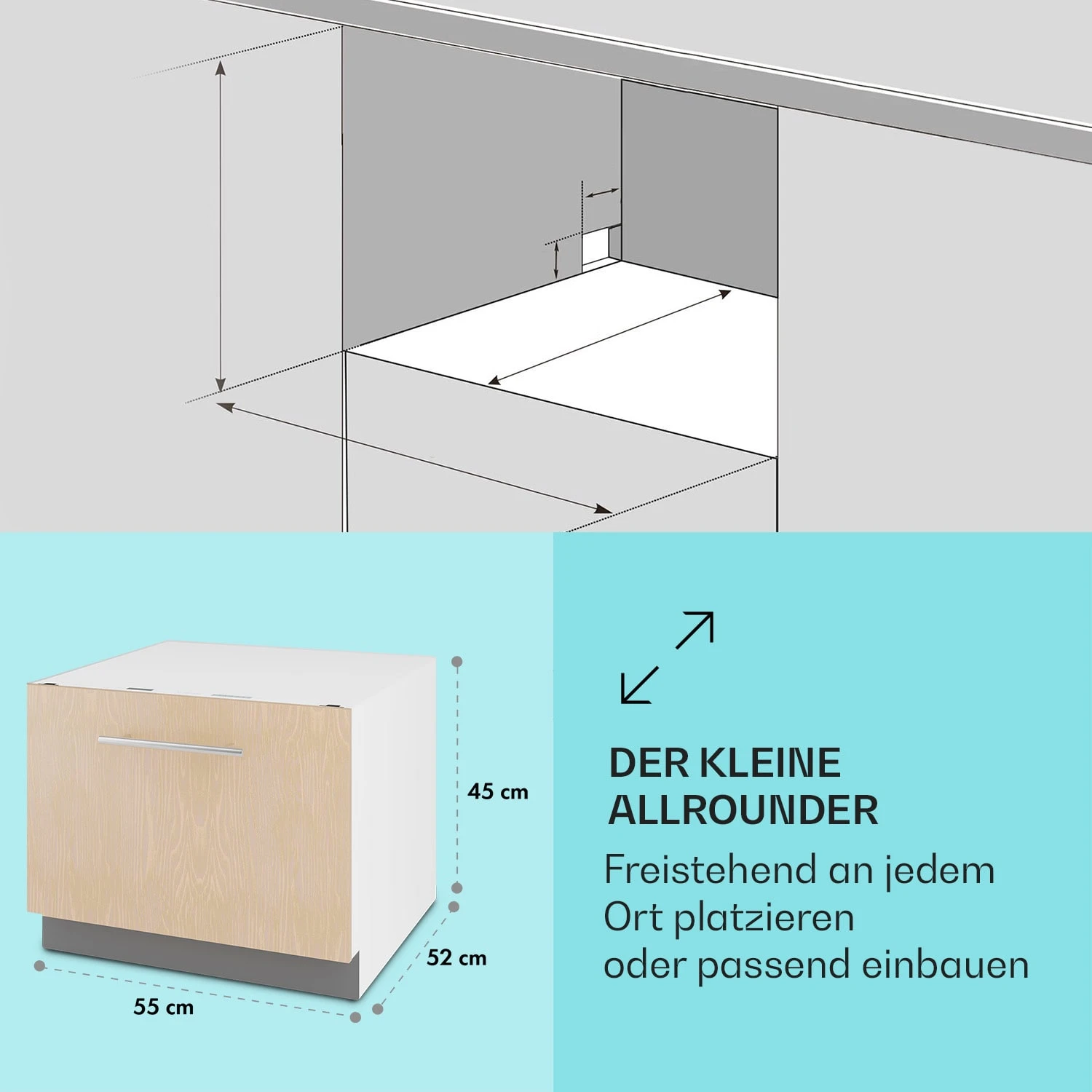 Havasia UV 6 Secret Einbau-Geschirrspüler UV-Licht 6 Programme 7 Havasia UV 6 Secret Einbau-Geschirrspüler UV-Licht 6 Programme – Bild 5