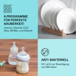 Havasia UV 8 Geschirrspüler UV-Licht Freistehend / Einbau 1620W 12 Havasia UV 8 Geschirrspüler UV-Licht Freistehend / Einbau 1620W -Klarstein Verkaufsgeschäft 10041829 de 0003 usp