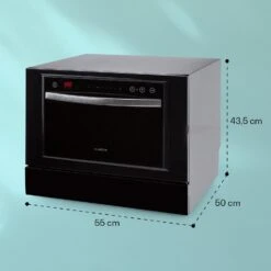 Havasia UV 8 Neo Tischgeschirrspüler UV-Licht Freistehend / Einbau 1380W 16 Havasia UV 8 Neo Tischgeschirrspüler UV-Licht Freistehend / Einbau 1380W -Klarstein Verkaufsgeschäft 10041830 yy 0007 dimensions