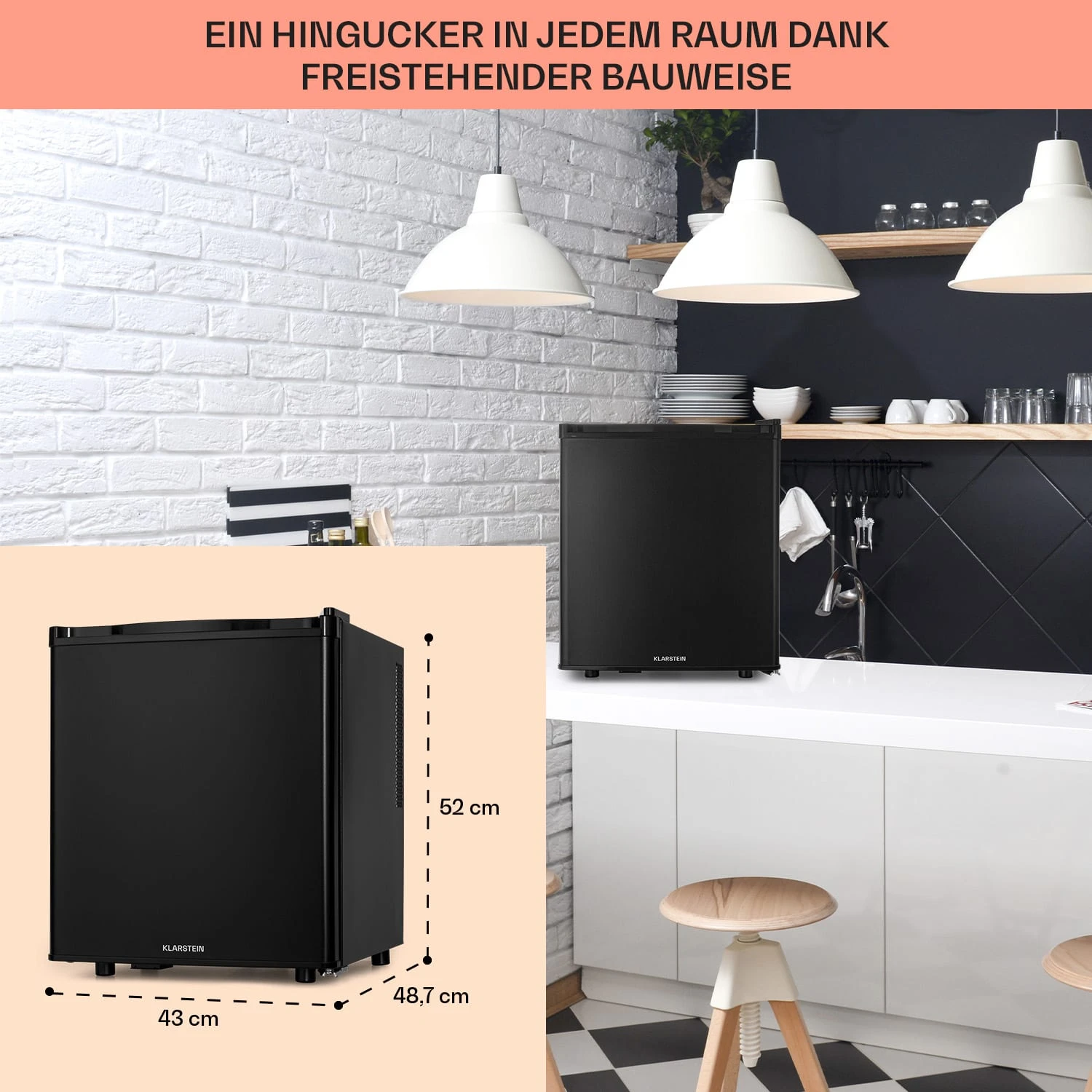 Happy Hour 45 Mini-Kühlschrank Minibar Getränkekühlschrank 45 L 26 DB 8 Happy Hour 45 Mini-Kühlschrank Minibar Getränkekühlschrank 45 L 26 DB – Bild 6