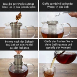 Sencha Design-Teekanne Mit Hibiscus Edelstahl-Stövchen 1,3 L Siebeinsatz -Klarstein Verkaufsgeschäft 10045059 de 0006 logo