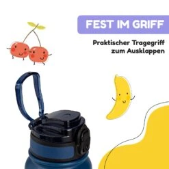 Wakaba Thermosflasche 550 Ml Edelstahl Tritan BPA-frei -Klarstein Verkaufsgeschäft 10045262 de 0006 usp