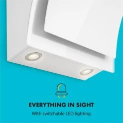 Sabia 60 Dunstabzugshaube | 60cm | 600 M³/h | Energieeffizienzklasse A | Inklusive 2 X Aktivkohlefilter -Klarstein Verkaufsgeschäft 60002217 yy 0006 logo Klarstein Sabia 60 Dunstabzugshaube