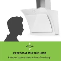 Sabia 60 Dunstabzugshaube | 60cm | 600 M³/h | Energieeffizienzklasse A | Inklusive 2 X Aktivkohlefilter -Klarstein Verkaufsgeschäft 60002217 yy 0007 logo Klarstein Sabia 60 Dunstabzugshaube