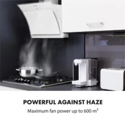 Sabia 60 Dunstabzugshaube | 60cm | 600 M³/h | Energieeffizienzklasse A | Inklusive 2 X Aktivkohlefilter -Klarstein Verkaufsgeschäft 60002217 yy 0008 logo Klarstein Sabia 60 Dunstabzugshaube